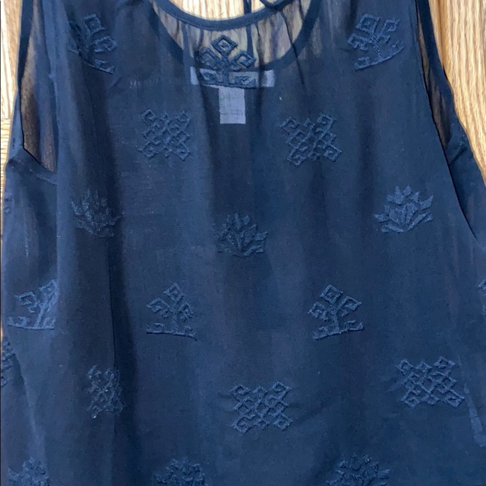 Sheer black top - Picture 3 of 6
